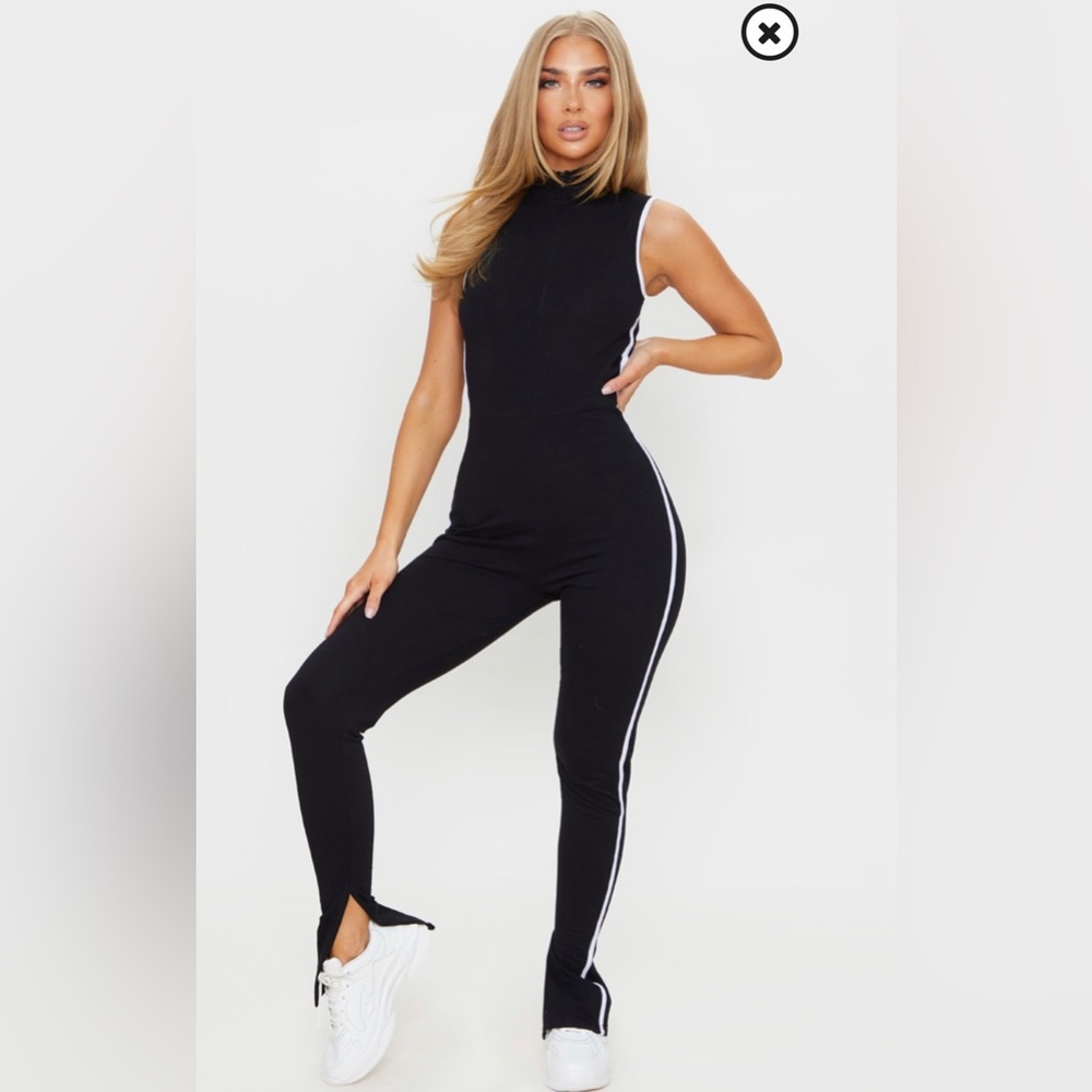 Black Zip Jumpsuit
